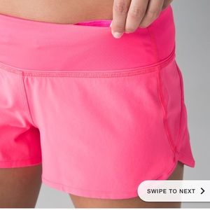 Lululemon speed up shorts size 8